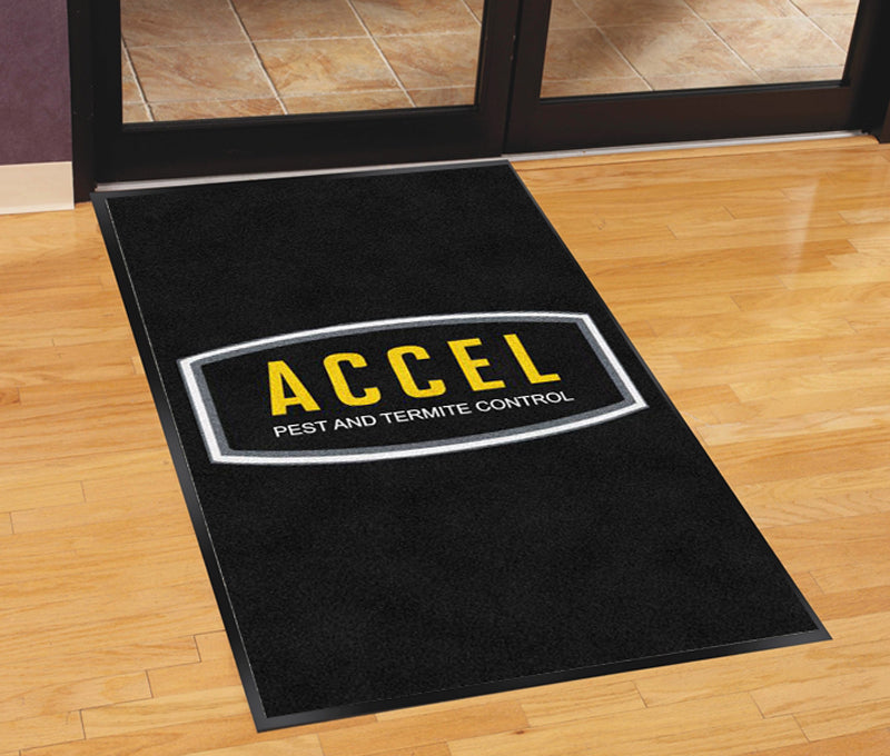 Accel 3 X 5 Rubber Backed Carpeted HD - The Personalized Doormats Company