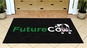 FutureCow 3 X 5 Rubber Backed Carpeted HD - The Personalized Doormats Company