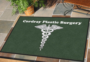 Cordray Plastic Surgery 2 X 3 Rubber Backed Carpeted HD - The Personalized Doormats Company