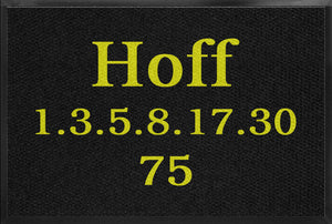 hoff Black/Yellow 1.3.5.8.17.30