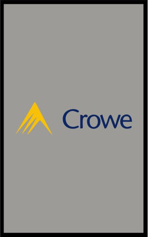 Crowe Horwath 5 X 8 Luxury Berber Inlay - The Personalized Doormats Company