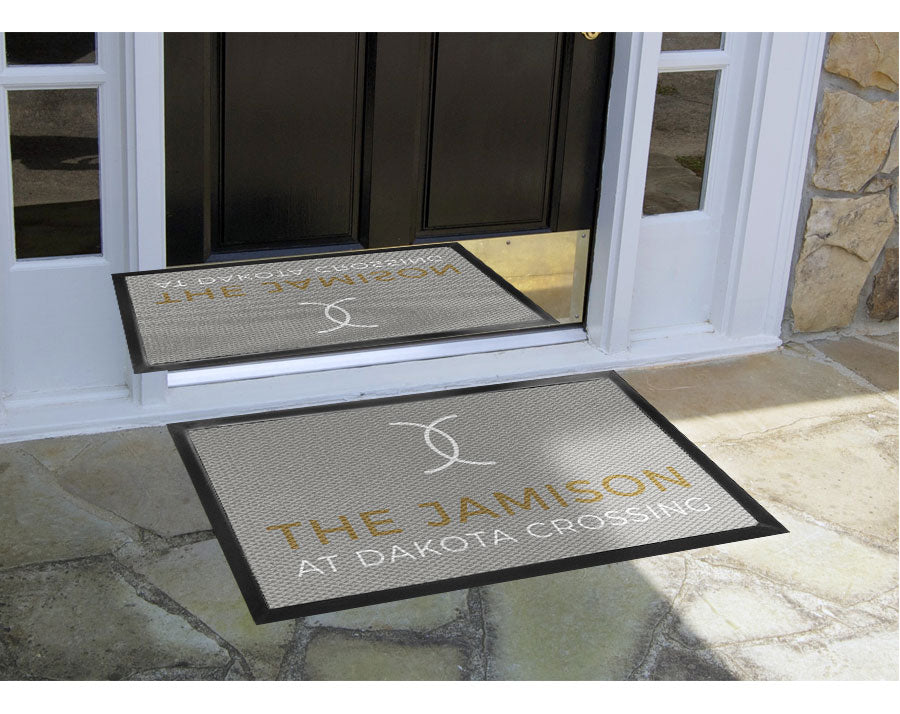 Jamison 2x3 Grey Berber 2 x 3 Luxury Berber Inlay - The Personalized Doormats Company