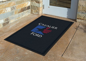 Cavalier 3x5 3 X 5 Rubber Scraper - The Personalized Doormats Company
