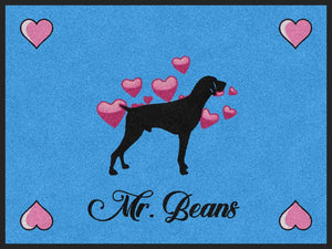 beans 3 x 4 Rubber Backed Carpeted HD - The Personalized Doormats Company