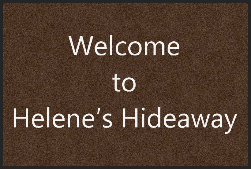 Helene's Hideaway 2 X 3 Rubber Backed Carpeted HD - The Personalized Doormats Company