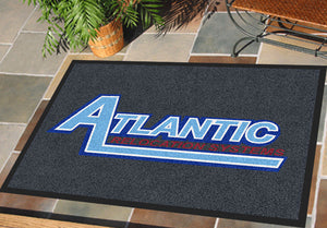 Atlantic Welcome Mats 2 X 3 Rubber Backed Carpeted HD - The Personalized Doormats Company