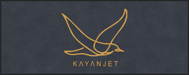 KAYANJET 4 X 10 Rubber Backed Carpeted HD - The Personalized Doormats Company