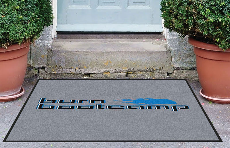 Burn Boot Camp 3 x 4 Rubber Backed Carpeted HD - The Personalized Doormats Company
