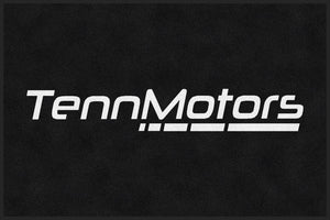 Tennmotors Black and White Rug