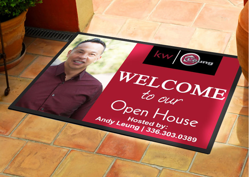 Andy - Open House § 2 X 3 Dye Sub (Photo) - The Personalized Doormats Company