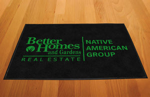 Better Homes and Garden Real Estate Nati 2 X 3 Rubber Backed Carpeted HD - The Personalized Doormats Company