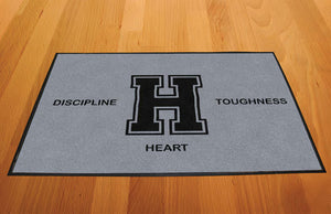 Hephzibah High 2 X 3 Rubber Backed Carpeted HD - The Personalized Doormats Company
