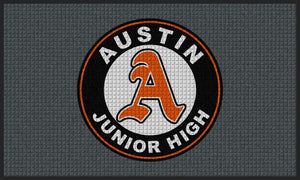 Austin Junior High School 3 x 5 Waterhog Impressions - The Personalized Doormats Company