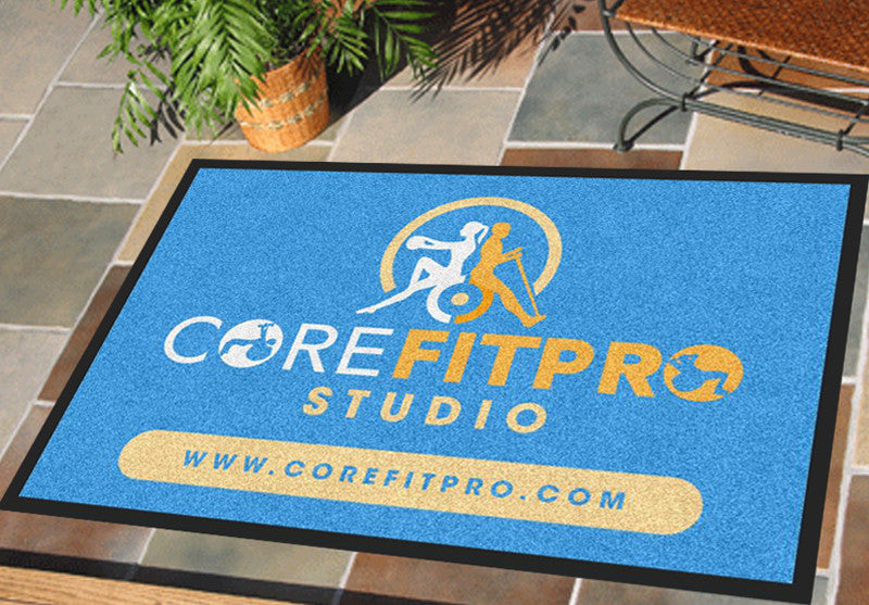 CoreFitPro 2 X 3 Rubber Backed Carpeted HD - The Personalized Doormats Company