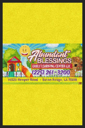 Abundant Blessing § 2 x 3 Rubber Backed Carpeted - The Personalized Doormats Company