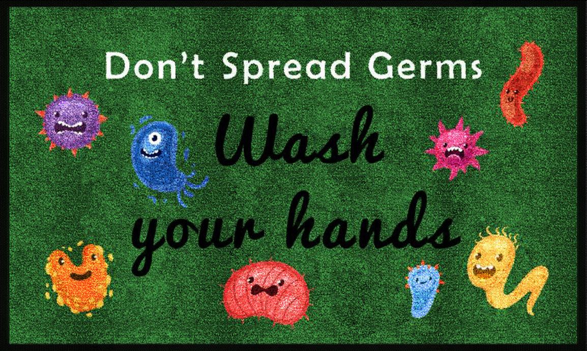 Don't Spread Germs Mat