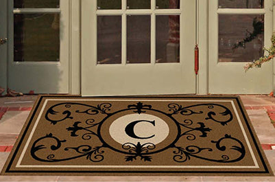 Edinburgh Estate Doormat Monogrammed Suede Estate - The Personalized Doormats Company