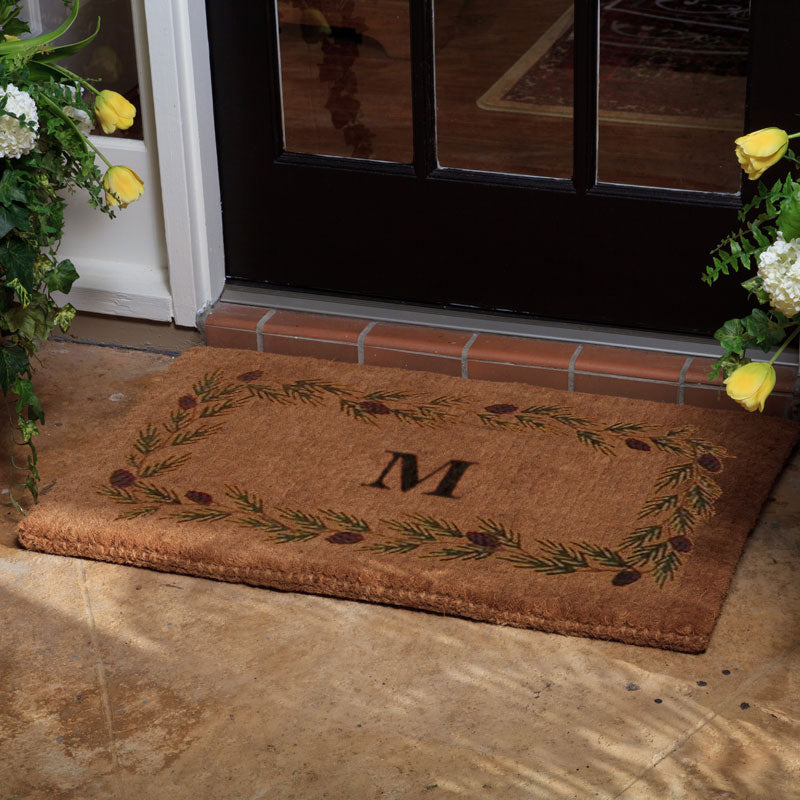 Luxury Coir Evergreen Border Doormat