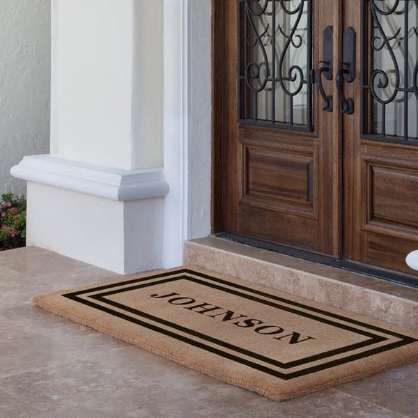 Luxury Coir Double Border Doormat