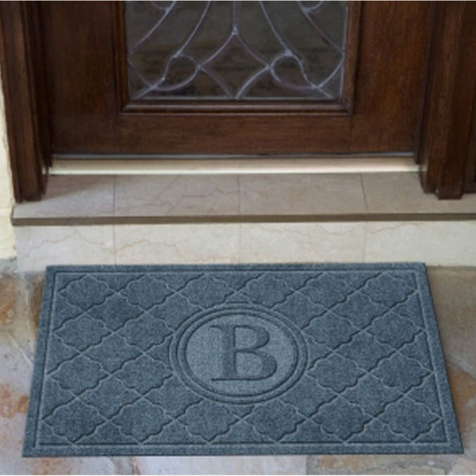 Carpeted Waterhog Monogrammed Doormat Prestige Waterloc