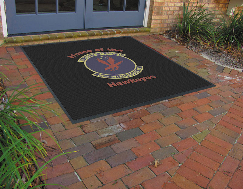 36TH INTELLIGENCE SQUADRON 6 X 6 Rubber Scraper - The Personalized Doormats Company