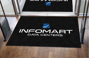 Infomart Data Centers 4 X 6 Rubber Backed Carpeted HD - The Personalized Doormats Company