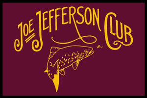 Joe Jefferson Club 4 x 6 Luxury Berber Inlay - The Personalized Doormats Company
