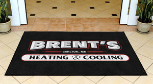Brent's 3 X 5 Rubber Backed Carpeted HD - The Personalized Doormats Company