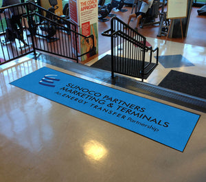 Energy Transfer Arcadia Terminal 2 3 X 10 Rubber Backed Carpeted HD - The Personalized Doormats Company