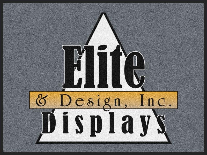 Elite Displays 3 X 4 Rubber Backed Carpeted HD - The Personalized Doormats Company