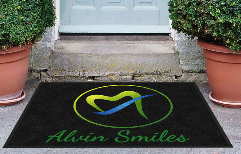 3 X 4 - CREATE -108431 3 x 4 Rubber Backed Carpeted HD - The Personalized Doormats Company