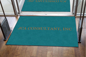 JCA  Consultant Inc. 4 X 6 Rubber Backed Carpeted HD - The Personalized Doormats Company