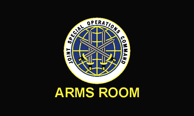 FORT BRAGG - ARMS ROOM 3 X 5 Rubber Scraper - The Personalized Doormats Company