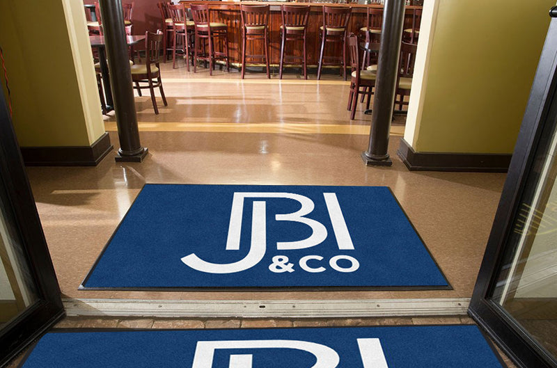 JBI&Co 4 X 6 Rubber Backed Carpeted HD - The Personalized Doormats Company