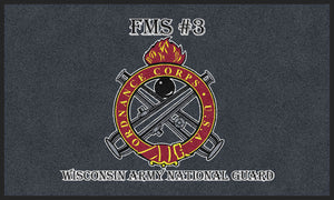 FMS3 3 x 5 Rubber Backed Carpeted HD - The Personalized Doormats Company