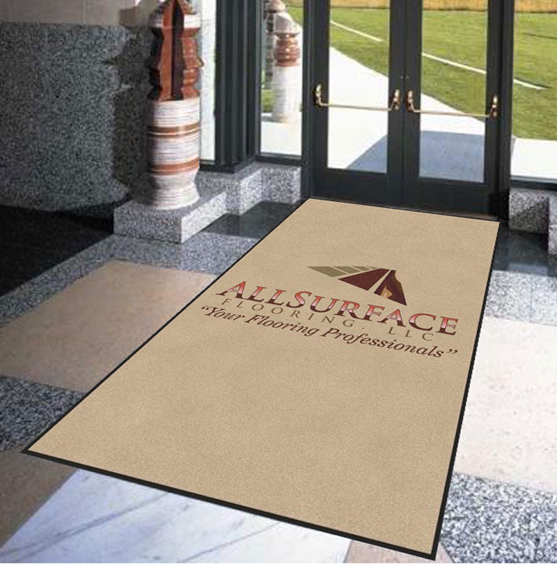 All Surface Flooring3 6 X 10 Rubber Backed Carpeted HD - The Personalized Doormats Company