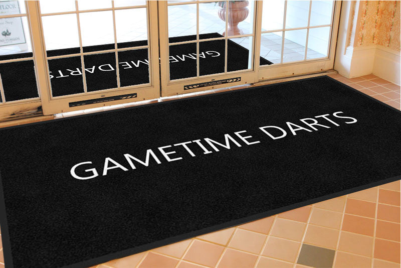 Gametime Darts 4 X 8 Rubber Backed Carpeted HD - The Personalized Doormats Company