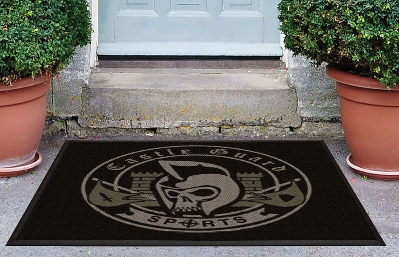 Castle Guard Sports 3 X 4 Luxury Berber Inlay - The Personalized Doormats Company