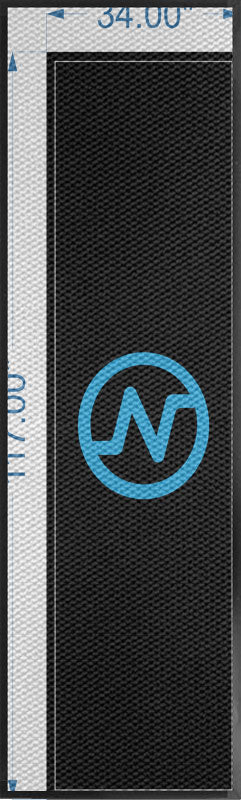 Netrality ICON ONLY 2'10"X 9'9" Vertical