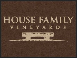 House Family 3 X 4 Rubber Backed Carpeted HD - The Personalized Doormats Company