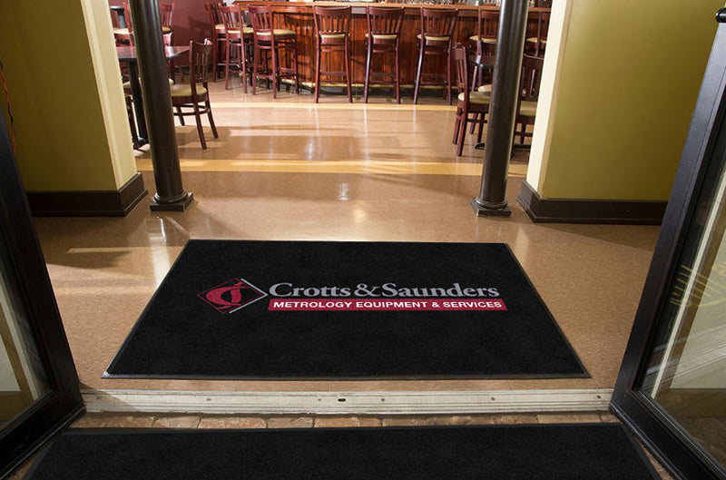 Crotts & Saunders, llc 3.67 X 6 Rubber Backed Carpeted HD - The Personalized Doormats Company