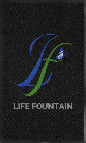 Life Fountain Light Grey Text