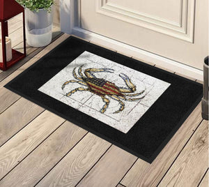Patriotic Crab Doormat