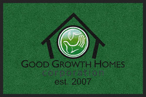 Good Growth Homes Inc. 2 X 3 Rubber Backed Carpeted HD - The Personalized Doormats Company