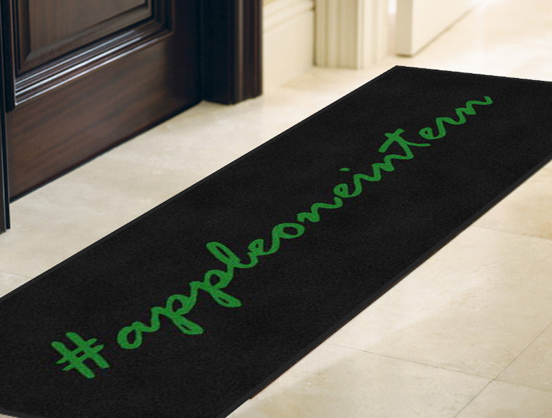 AppleOne 3 X 8 Rubber Backed Carpeted HD - The Personalized Doormats Company