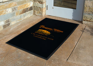 Jackson's Funeral Home 3 x 5 Rubber Scraper - The Personalized Doormats Company