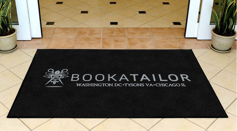 Book A Tailor 3 X 5 Rubber Backed Carpeted HD - The Personalized Doormats Company