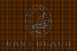 East Beach Neighborhood #3 4 X 6 Waterhog Impressions - The Personalized Doormats Company