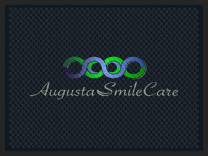 Augusta Smile Care 3 X 4 Rubber Scraper - The Personalized Doormats Company