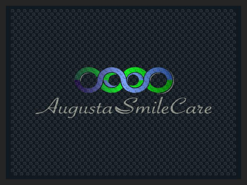Augusta Smile Care 3 X 4 Rubber Scraper - The Personalized Doormats Company